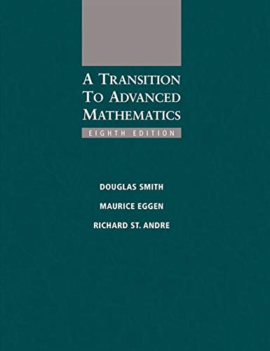 Book Cover A Transition to Advanced Mathematics