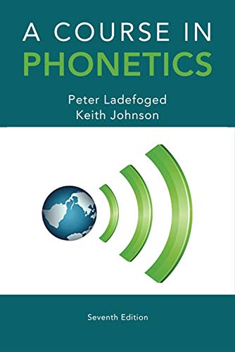 Book Cover A Course in Phonetics