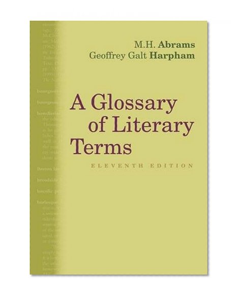 Book Cover A Glossary of Literary Terms