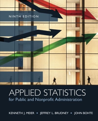 Book Cover Applied Statistics for Public and Nonprofit Administration
