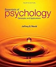 Book Cover Essentials of Psychology: Concepts and Applications