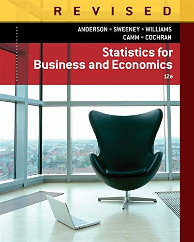 Book Cover Statistics for Business & Economics, Revised