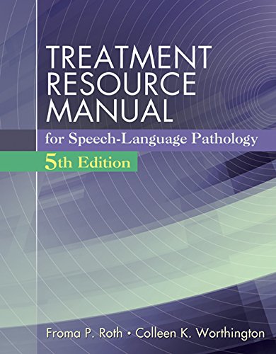 Book Cover Treatment Resource Manual for Speech Language Pathology (with Student Web Site Printed Access Card)