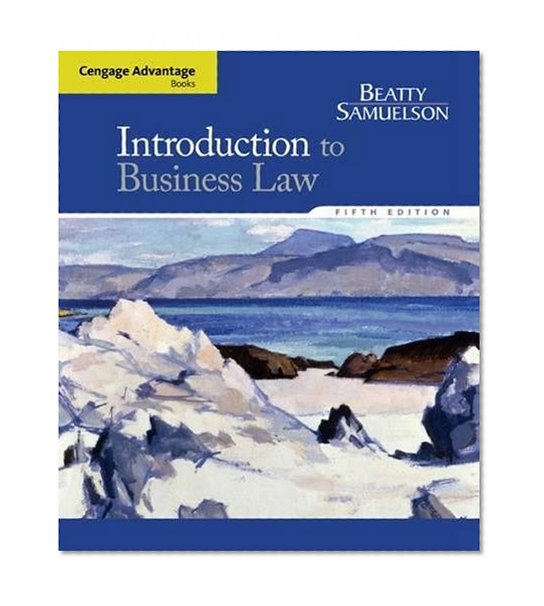 Book Cover Cengage Advantage Books: Introduction to Business Law