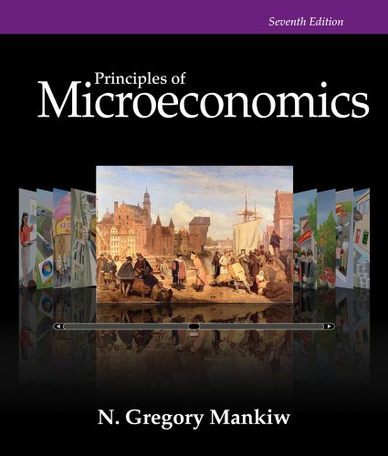 Book Cover Study Guide for Mankiw's Principles of Microeconomics, 7th