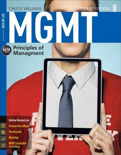 Book Cover MGMT: Principles of Management (Book and Coursemate Access Card) (New, Engaging Titles from 4LTR Press)