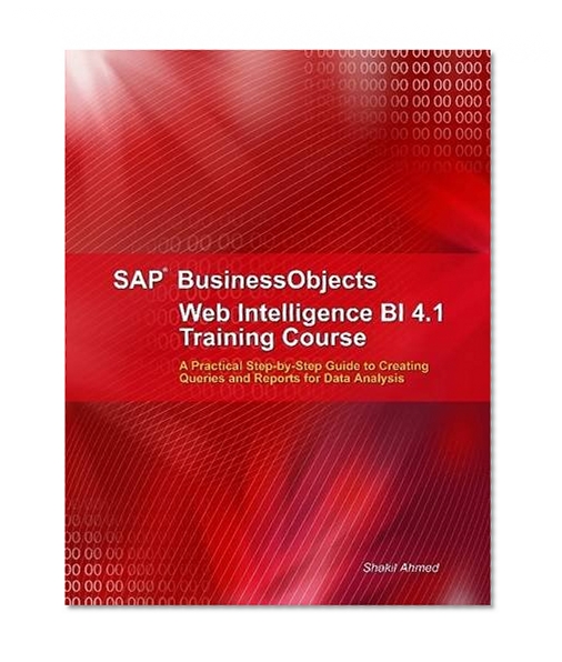Book Cover SAP Businessobjects Web Intelligence 4.1 Training Course