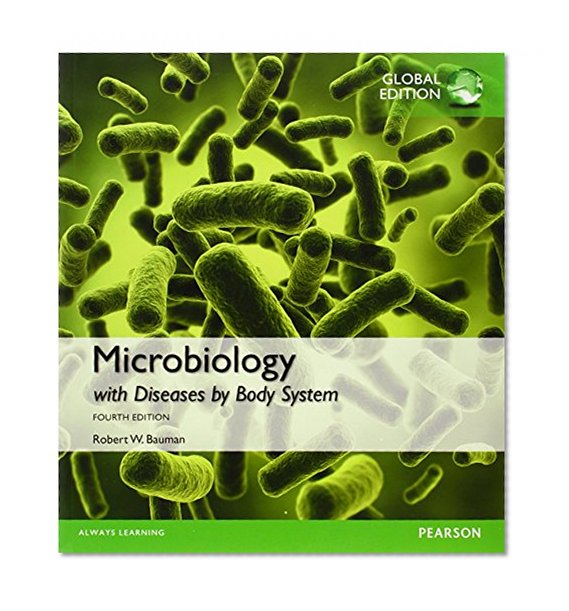 Book Cover Microbiology with Diseases by Body System, Global Edition
