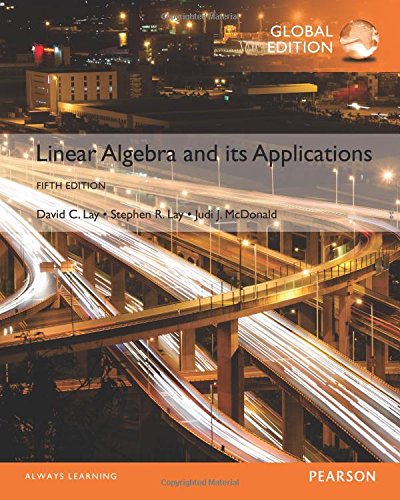 Book Cover Linear Algebra and Its Applications, Global Edition