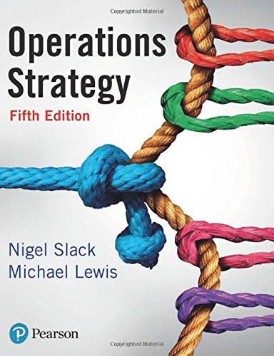 Book Cover Operations Strategy (5th Edition)