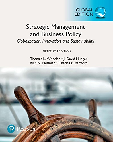 Book Cover Strategic Management and Business Policy: Globalization, Innovation and Sustainability, Global Edition