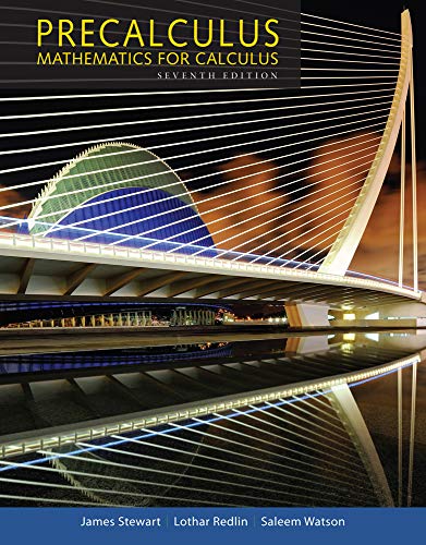 Book Cover Precalculus: Mathematics for Calculus (Standalone Book)
