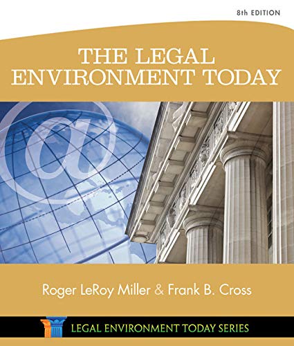 Book Cover The Legal Environment Today