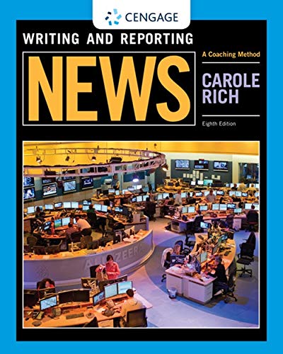 Book Cover Writing and Reporting News: A Coaching Method