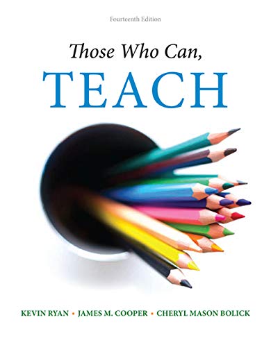 Book Cover Those Who Can, Teach