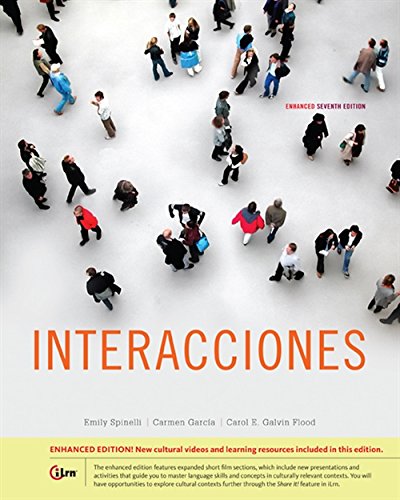 Book Cover Interacciones, Enhanced (World Languages)