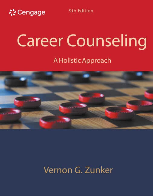 Book Cover Career Counseling: A Holistic Approach