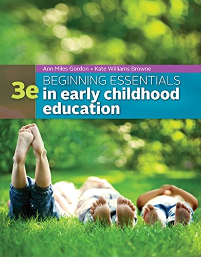 Book Cover Beginning Essentials in Early Childhood Education (MindTap Course List)