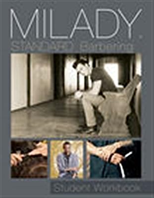 Book Cover Student Workbook for Milady Standard Barbering