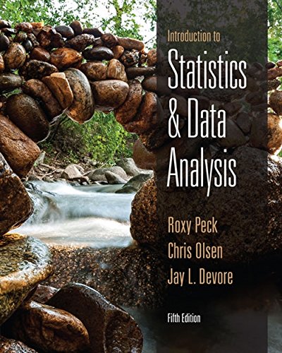Book Cover Introduction to Statistics and Data Analysis