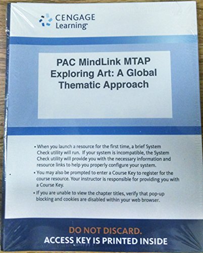 MindTapÂ® Art, 1 term (6 months) Printed Access Card for Lazzari/Schlesier's Exploring Art: A Global, Thematic Approach, 5th