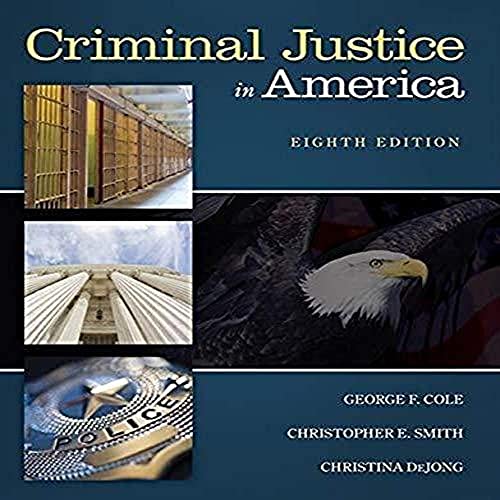 Book Cover Criminal Justice in America