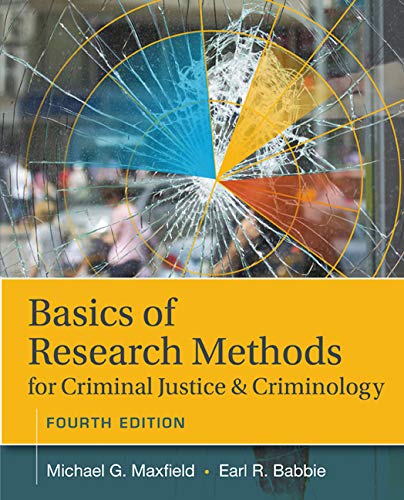 Book Cover Basics of Research Methods for Criminal Justice and Criminology