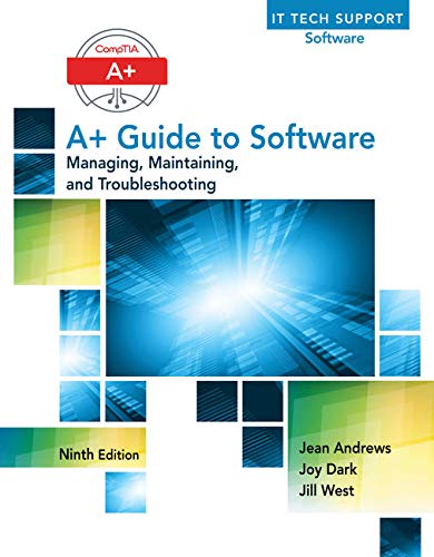 Book Cover A+ Guide to Software