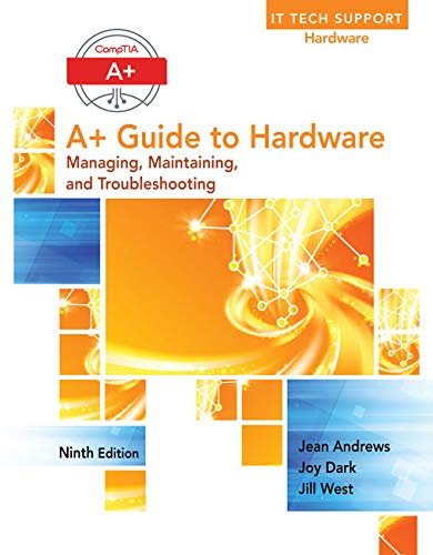 Book Cover Lab Manual for Andrews' A+ Guide to Hardware, 9th