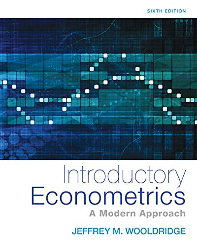 Book Cover Introductory Econometrics: A Modern Approach - Standalone Book