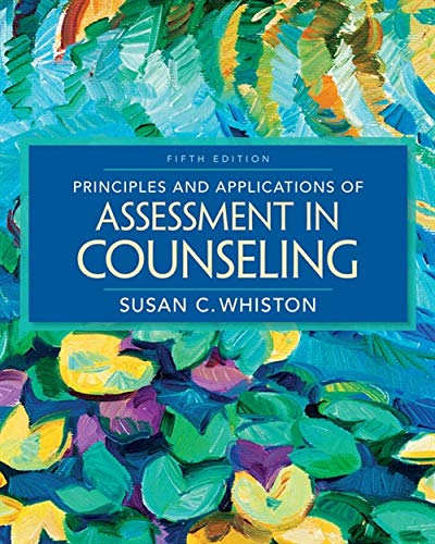 Book Cover Principles and Applications of Assessment in Counseling
