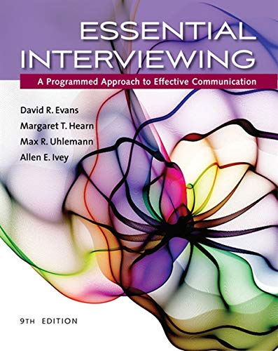 Book Cover Essential Interviewing: A Programmed Approach to Effective Communication