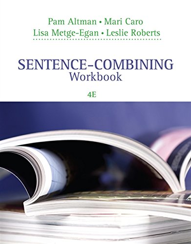 Book Cover Sentence-Combining Workbook