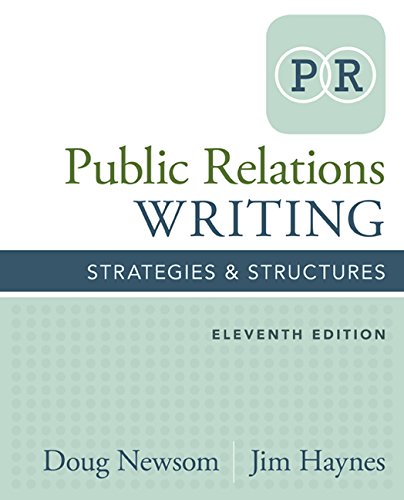 Book Cover Public Relations Writing: Strategies & Structures