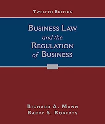 Book Cover Business Law and the Regulation of Business
