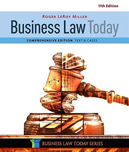 Book Cover Business Law Today, Comprehensive