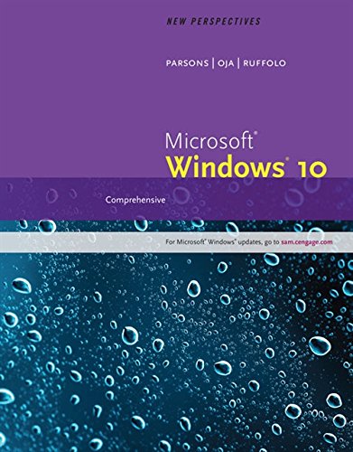 Book Cover New Perspectives MicrosoftWindows 10: Comprehensive