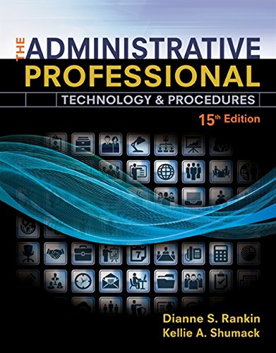 Book Cover The Administrative Professional: Technology & Procedures, Spiral bound Version