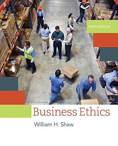 Book Cover Business Ethics: A Textbook with Cases