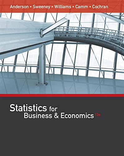 Book Cover Statistics for Business & Economics (with XLSTAT Education Edition Printed Access Card)