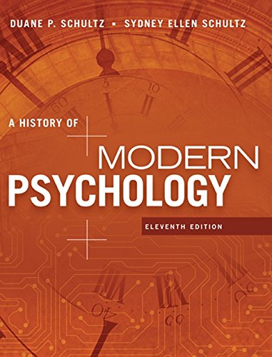 Book Cover A History of Modern Psychology