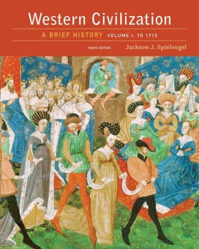 Book Cover Western Civilization: A Brief History, Volume I: To 1715