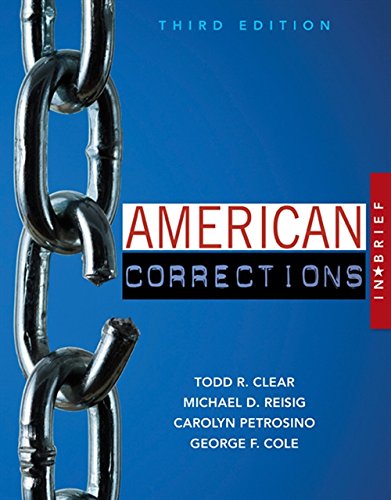 Book Cover American Corrections in Brief