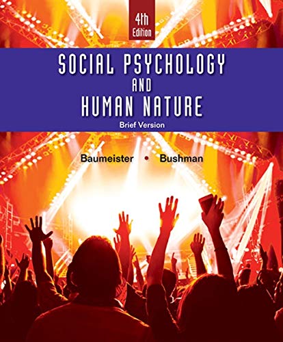 Book Cover Social Psychology and Human Nature, Brief