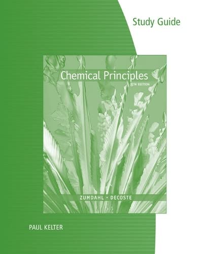 Book Cover Study Guide for Zumdahl/DeCoste's Chemical Principles, 8th