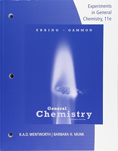 Book Cover Lab Manual Experiments in General Chemistry