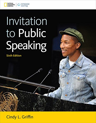 Book Cover Invitation to Public Speaking - National Geographic Edition