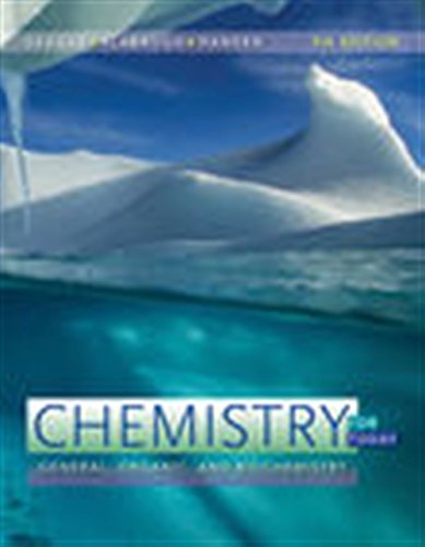 Book Cover Chemistry for Today: General, Organic, and Biochemistry