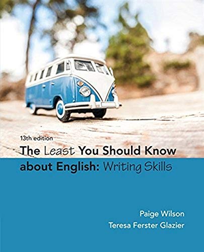 Book Cover The Least You Should Know About English: Writing Skills