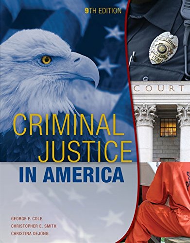 Book Cover Criminal Justice in America